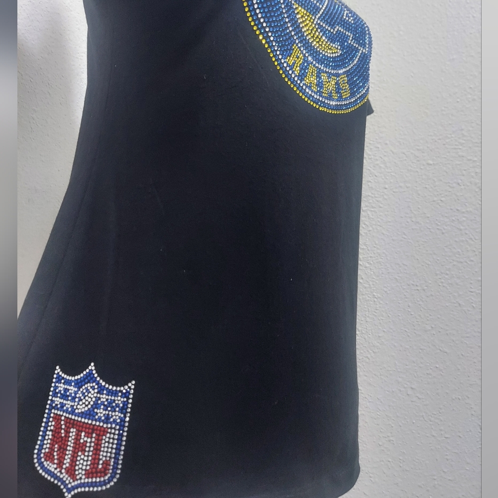 LA RAMS Womens Fitted T-shirt - Picture 2 of 4